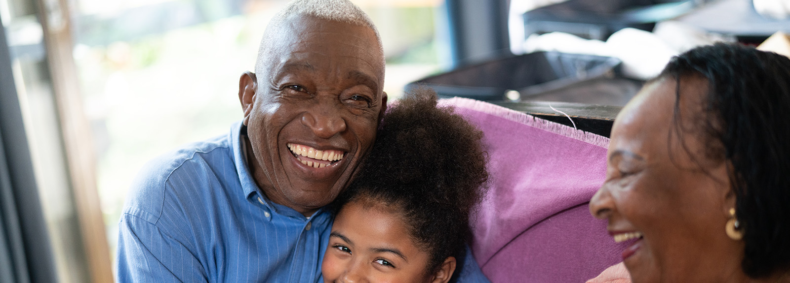 grandparents and granddaughter